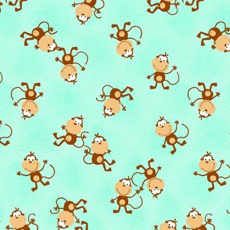 Fun Monkey print fabric for soft dog cone