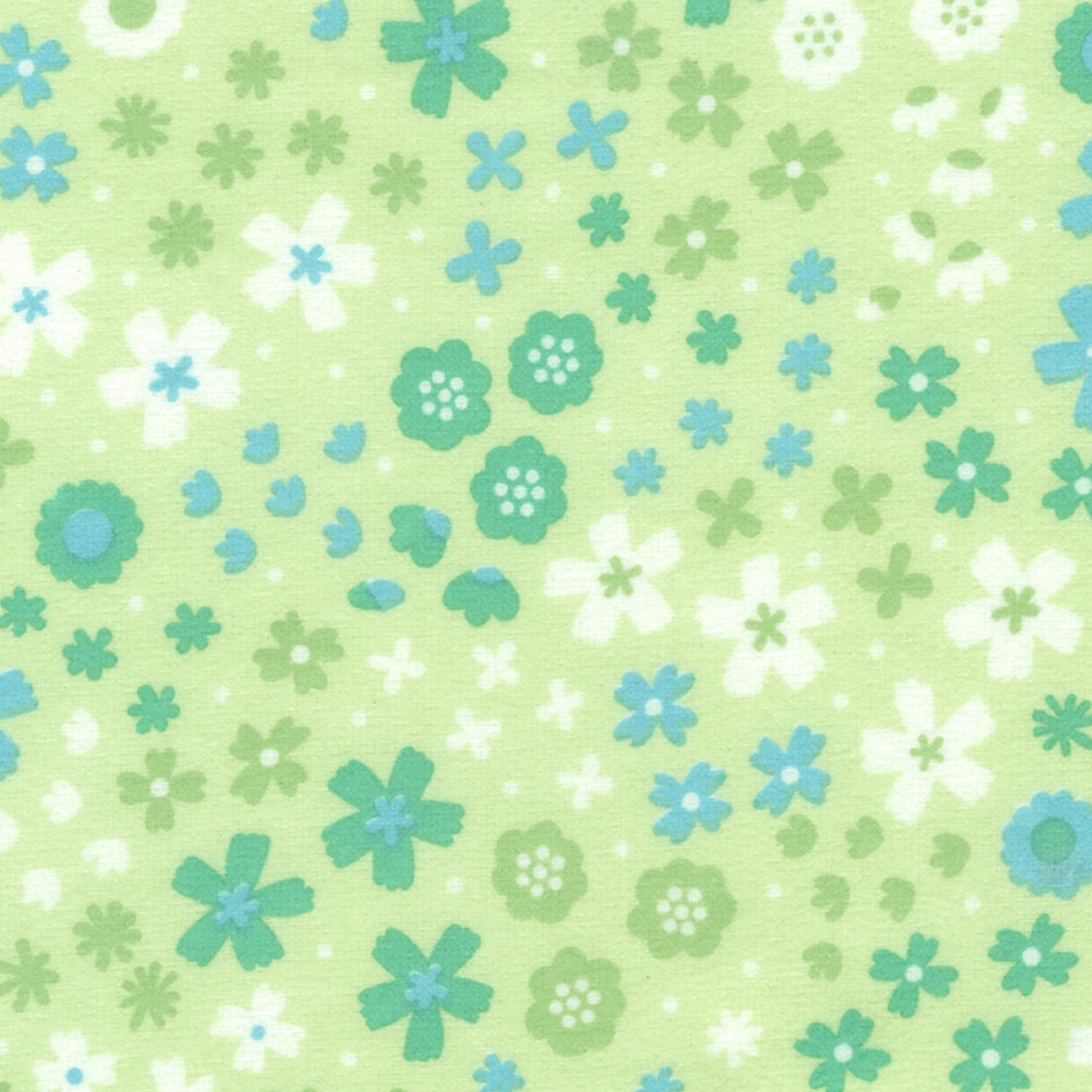 Green floral fabric pattern for soft dog cone