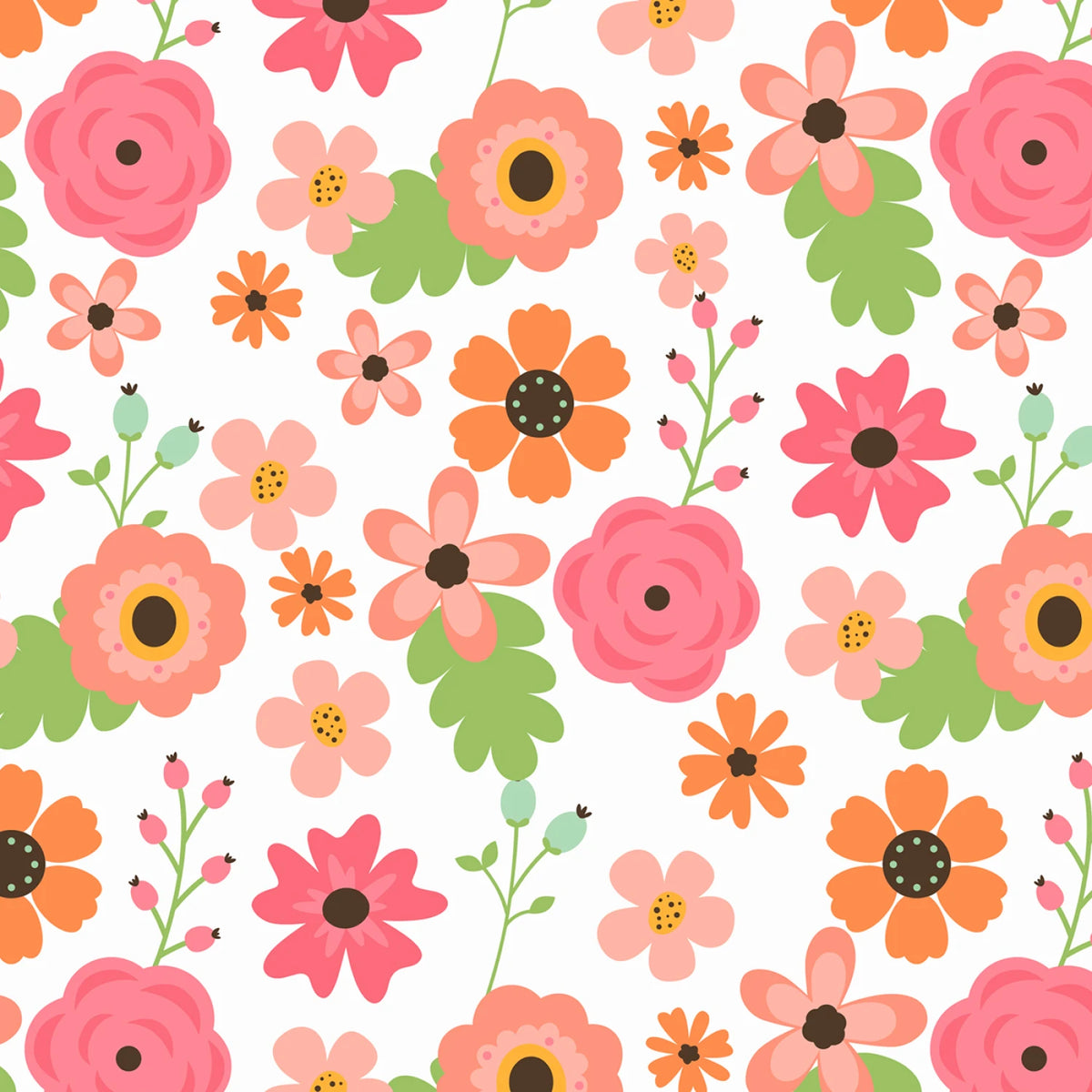 Bright retro flowerfabric pattern for soft dog cone