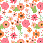 Bright retro flowerfabric pattern for soft dog cone